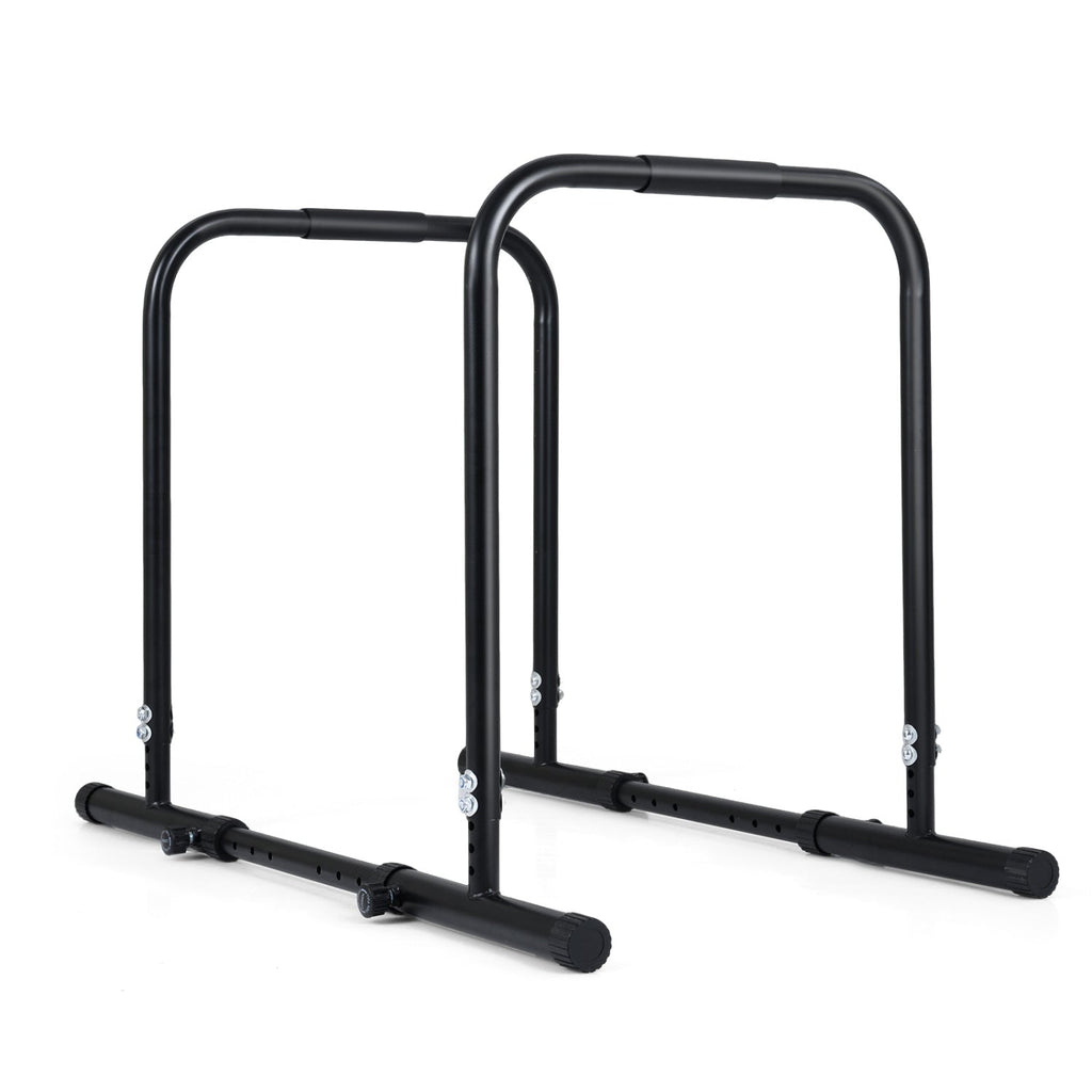 Adjustable Dip Bar Station with 660 LBS Capacity for Calisthenics and Strength Training