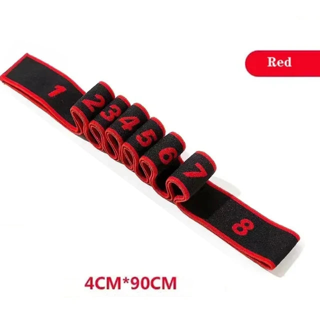 4*90cm Yoga Elastic Stretch Belt | Fitness Resistance Band for Pilates, Dance & Strength Training