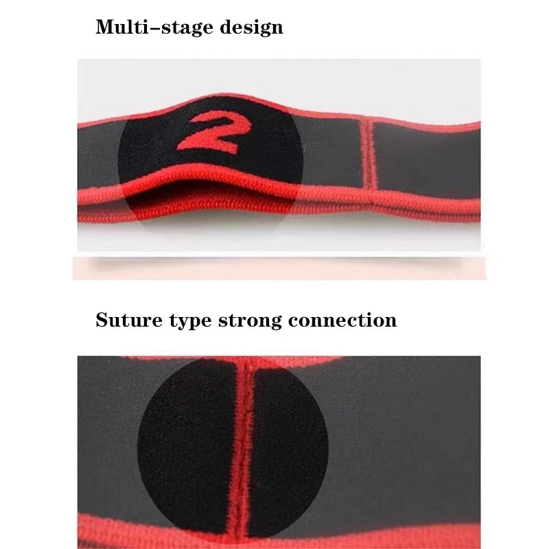 4*90cm Yoga Elastic Stretch Belt | Fitness Resistance Band for Pilates, Dance & Strength Training