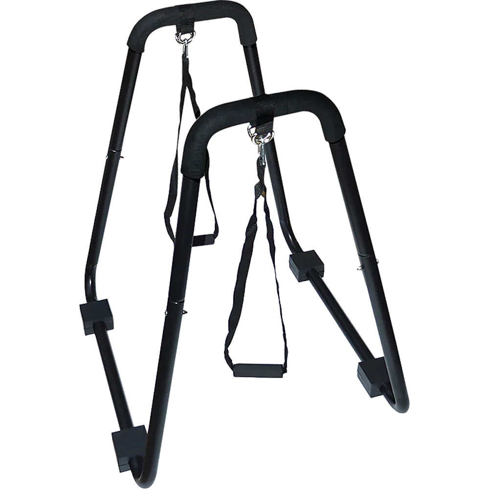 Heavy Duty Body Press Core Bars Push Up Home Gym Parallette Stand